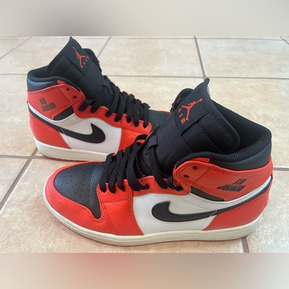 Nike Air Jordan 1 Retro Hi Rare Air Max Orange Mens Size 9 US 332550-800 CLEAN!! - Picture 2 of 8
